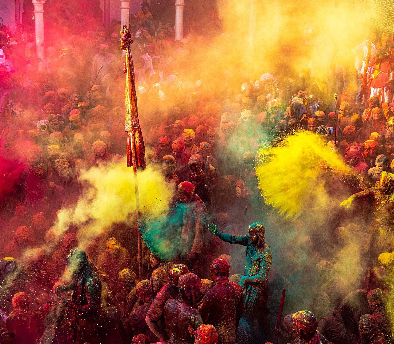Lathmar Holi at Nandgaon
