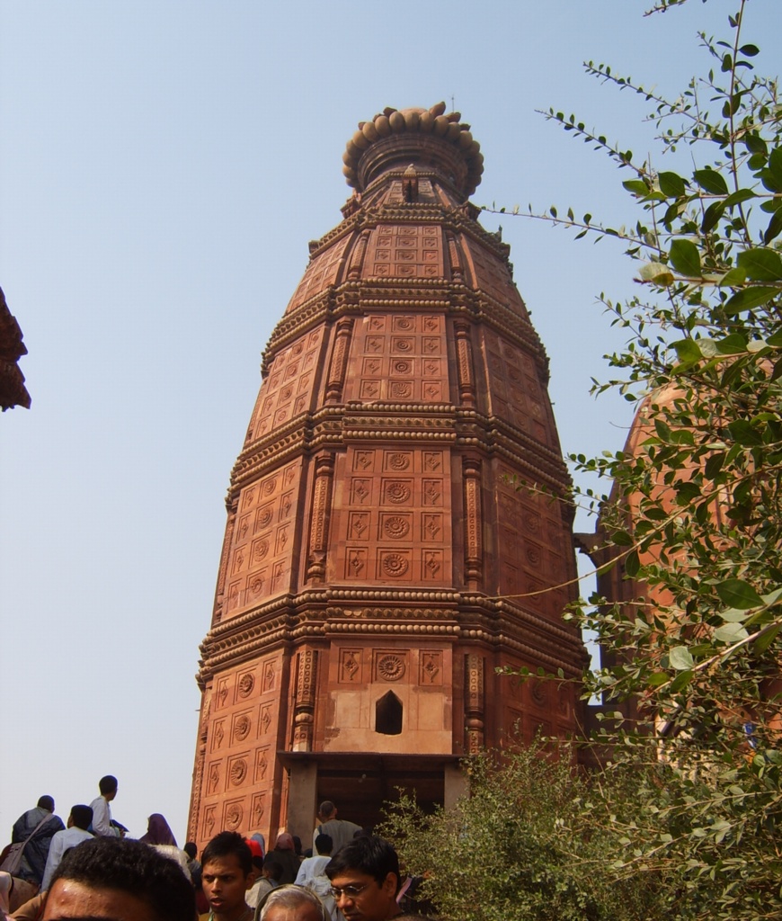 Old view of the Madan Mohan temple on the Yamuna bank