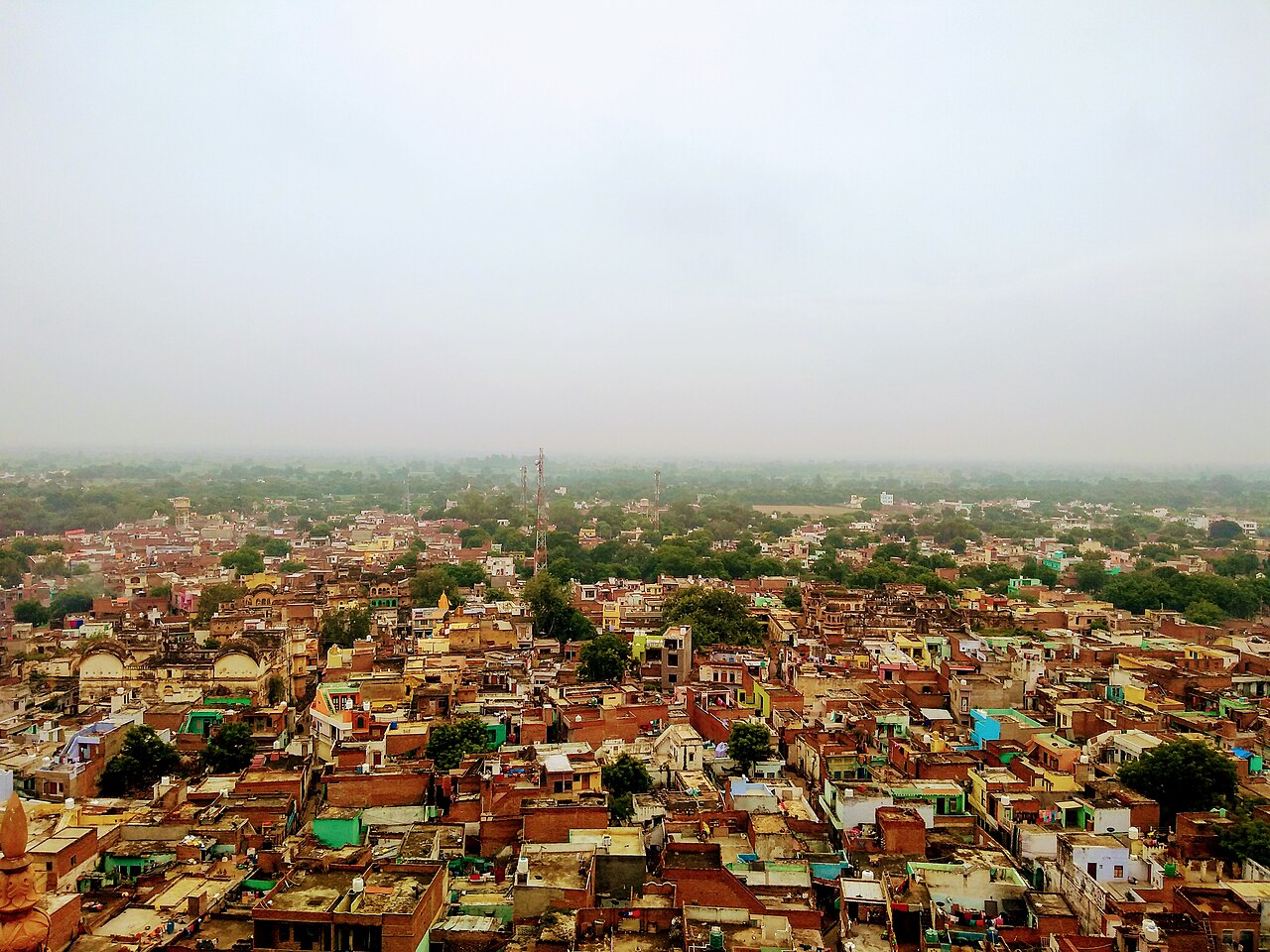 Barsana seen from the Shriji temple