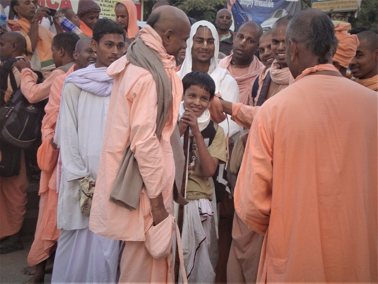 Pilgrims on a Vrajamandala parikrama