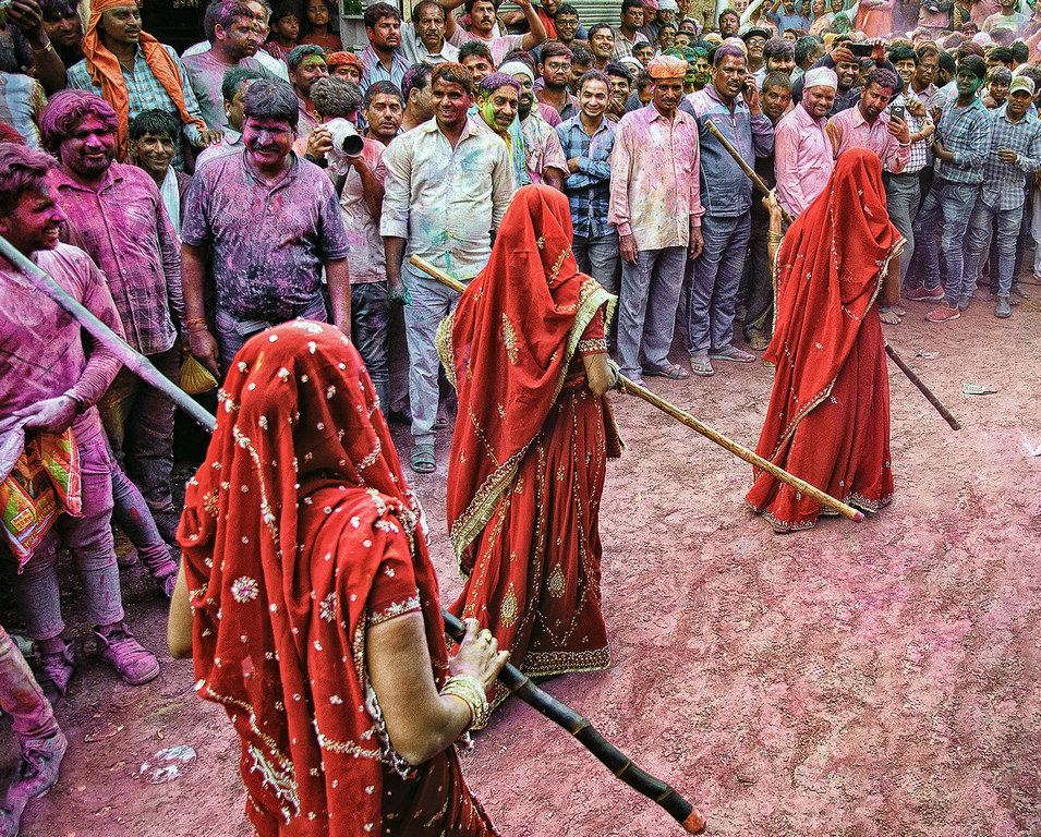 Lathmar Holi in Barsana